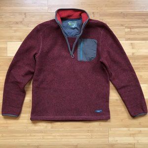 Men's GH Bass & Co Explorer Fleece Red Small